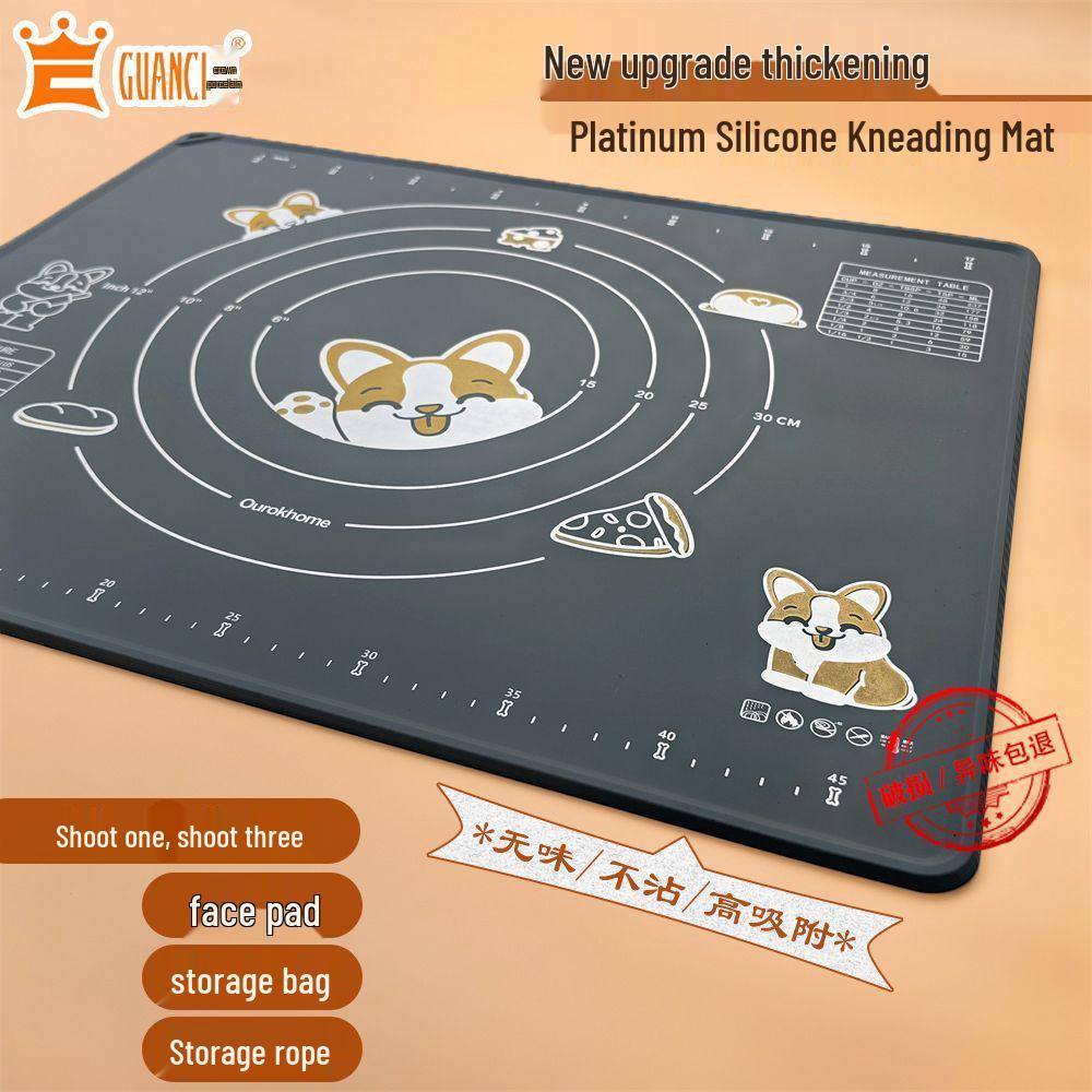 Antibakterielle Silikon-Back- und Knetmatte - Lebensmittelqualität, Großformat, Sicher für Mutter & Baby