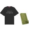 GUCCI T-Shirts Men's Black Crew Neck Moderate 796395-XJG36-1043