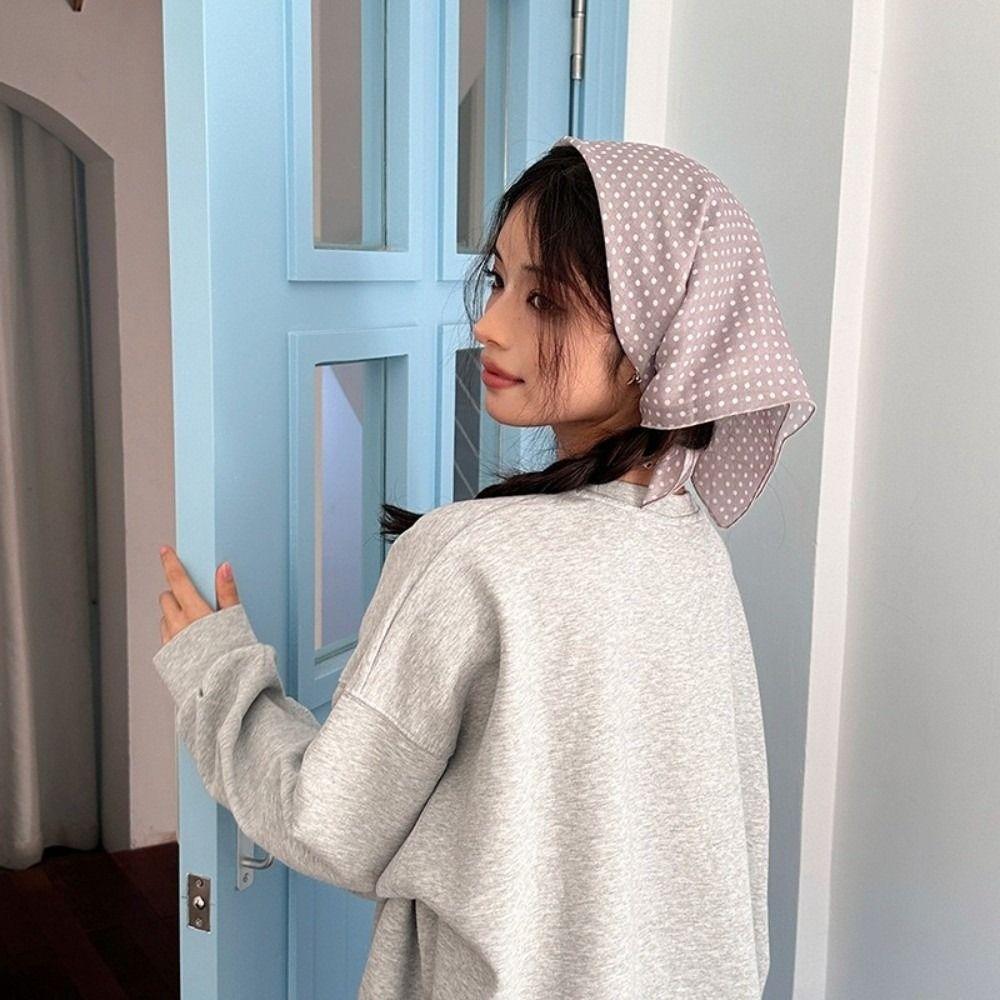 Multi‑Purpose Square Scarf Polyester Thin Waist Butt Curtain New Neck Scarf Casual