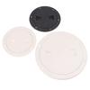 4/6/8In ABS Plastic White Black Round Deck Inspection Plate Hatch Cover Deck Plate Non Slip Detachable For Marine RV Yacht Boat