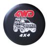 Copriborsa Ruota di Scorta 4WD 4x4 Universale Antipolvere Protezione Ruota 14" 15" 16" 17"