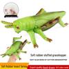 Large Insect and Animal Model Toys: Soft Rubber Grasshopper, Mantis, Beetle, and Rhinoceros Beetle