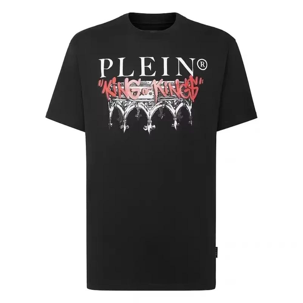 

Новая футболка с черепом, женская, высокого качества, брендовая, с коротким рукавом, дизайнерская, роскошная, мужская, футболка-топ, летняя, детская одежда XXXXXL чёрный