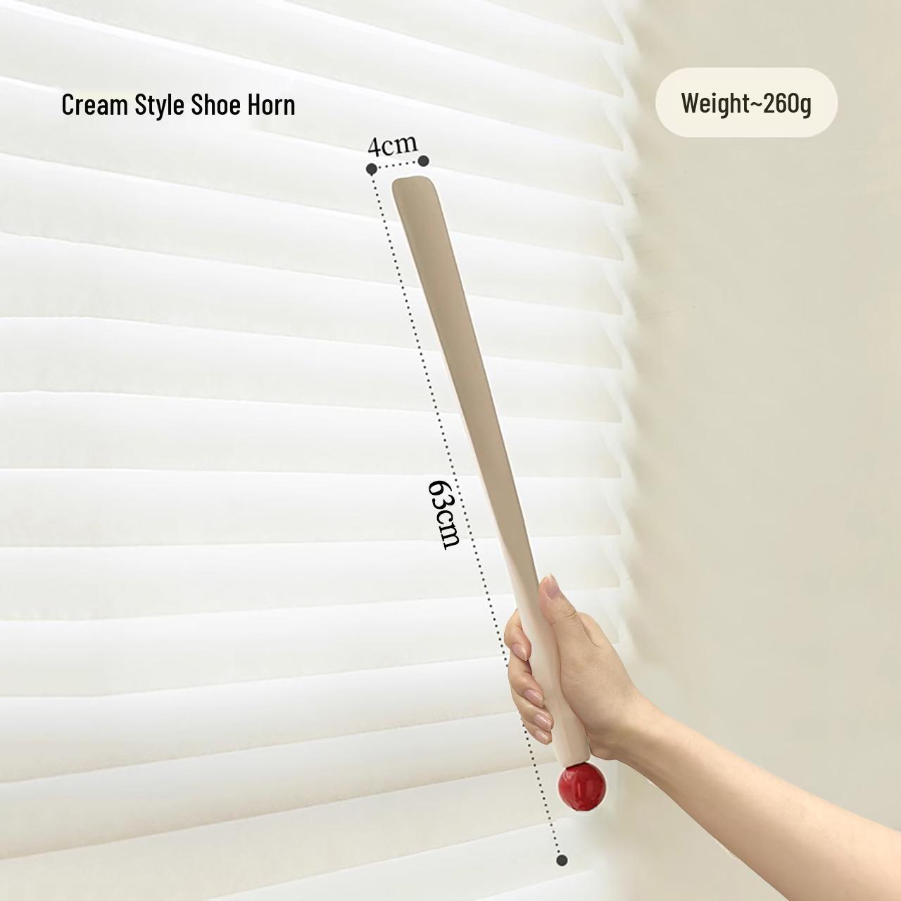 

Long-Handled Luxury Shoehorn for Pregnant Women and Seniors - Easily Slip On Socks and Shoes Without Bending Over