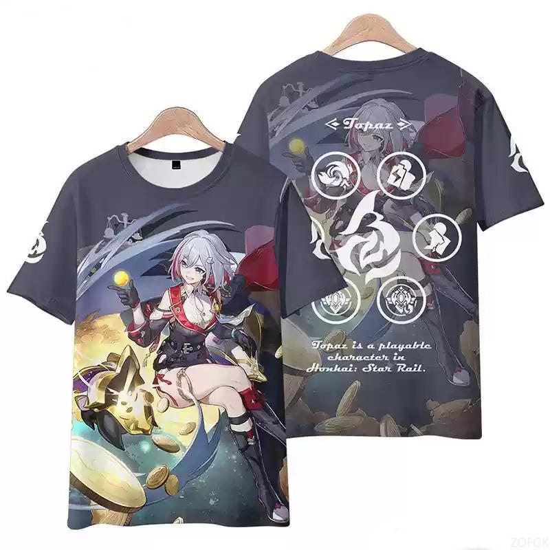 Role Playing Game 3D Printed T Shirts Men Women Short Sleeve O-Neck T-Shirt Harajuku Y2k Tops Clothing
