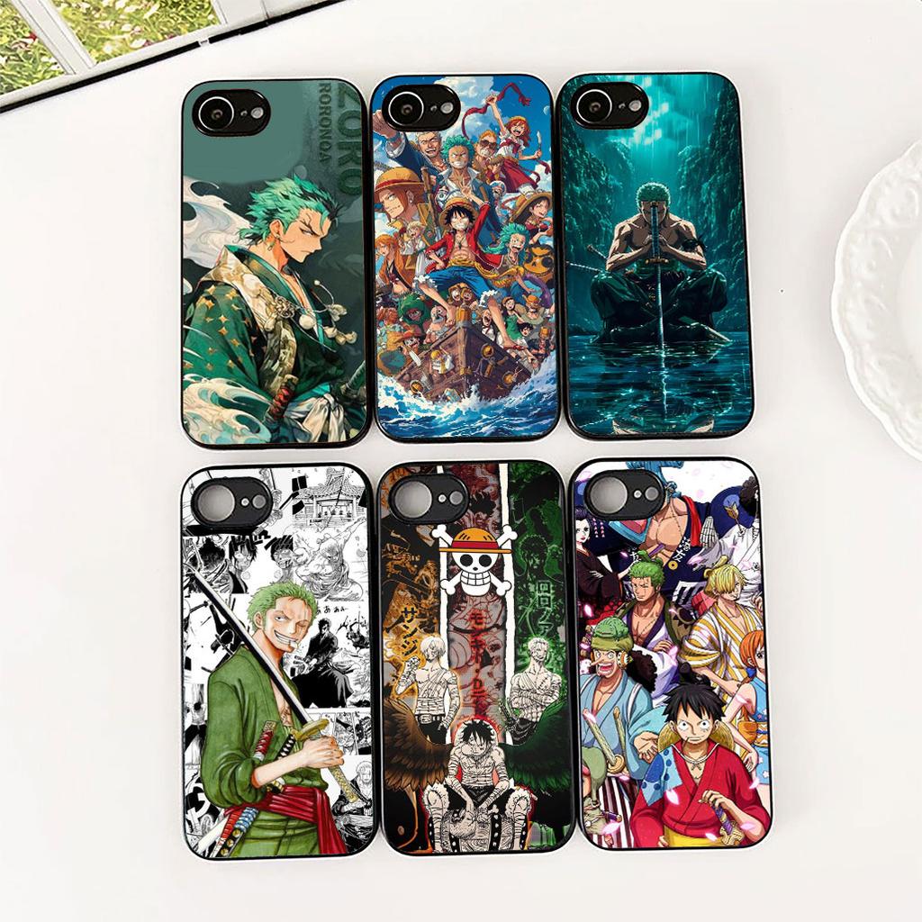 for Apple iPhone 16 14 15 Plus 11 Pro Max 16E ProMax + 16Plus 15+ 14+ Phone Cover Soft Case Sanji Roronoa Zoro One Pieces Luffy
