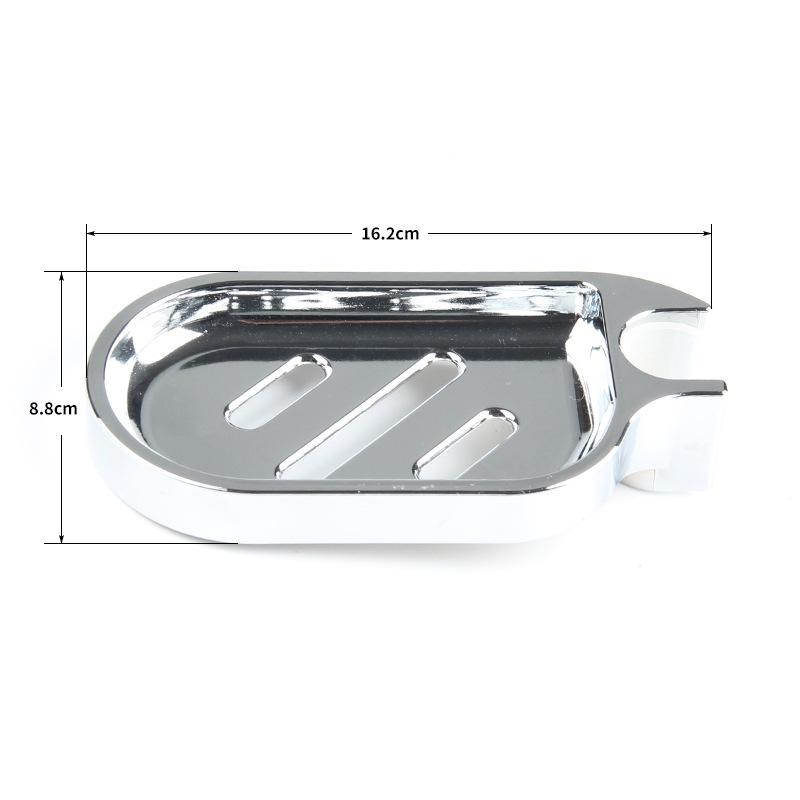 Wall-Mounted Bathroom Soap Holder Dish with Drainage, Plastic Shower Soap Box