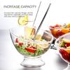 Contenitore per Alimenti Ciotola Diagonale per Frutta Ciotola di Plastica per Insalata Stoviglie da Portata Contenitore per Conservazione Alimenti Durevole