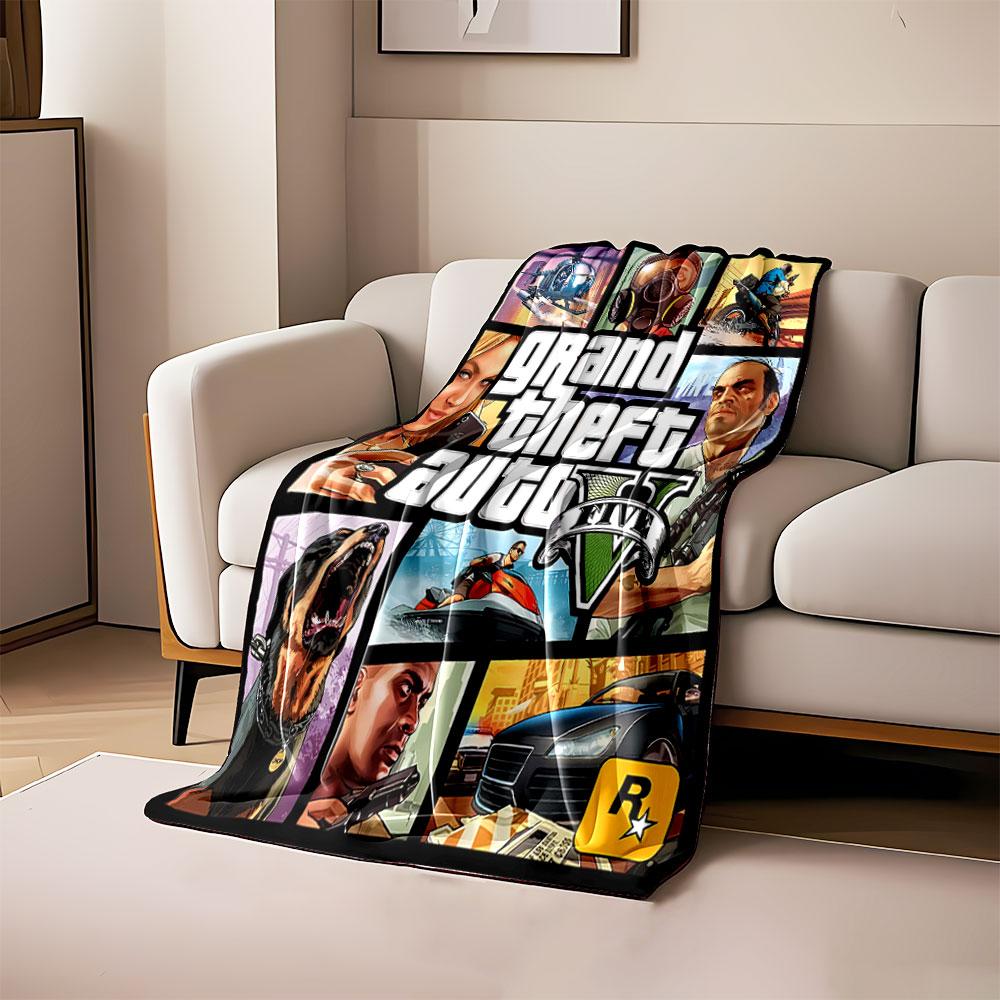 

Dynamic action montage featuring vehicles, weapons, and urban themes. for all seasons blanket lunch break throw gift 80cm x 120cm