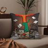 Dinosaur j-JOGUMAN Pillow Case Anti-dustmite Pillowcase Invisible zipper silky short plush Sofa cushion cover