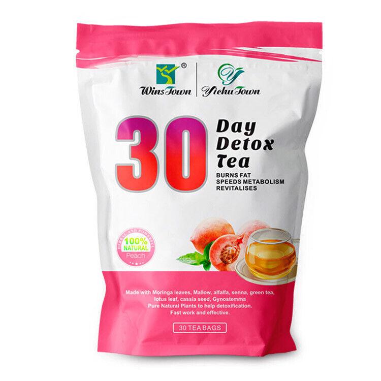 

Чай для похудения Slim 30-Day Detox, Fit Tea для похудения (Персиковый вкус), Fat Burn 30пакетов/коробка 30sachets/PCS