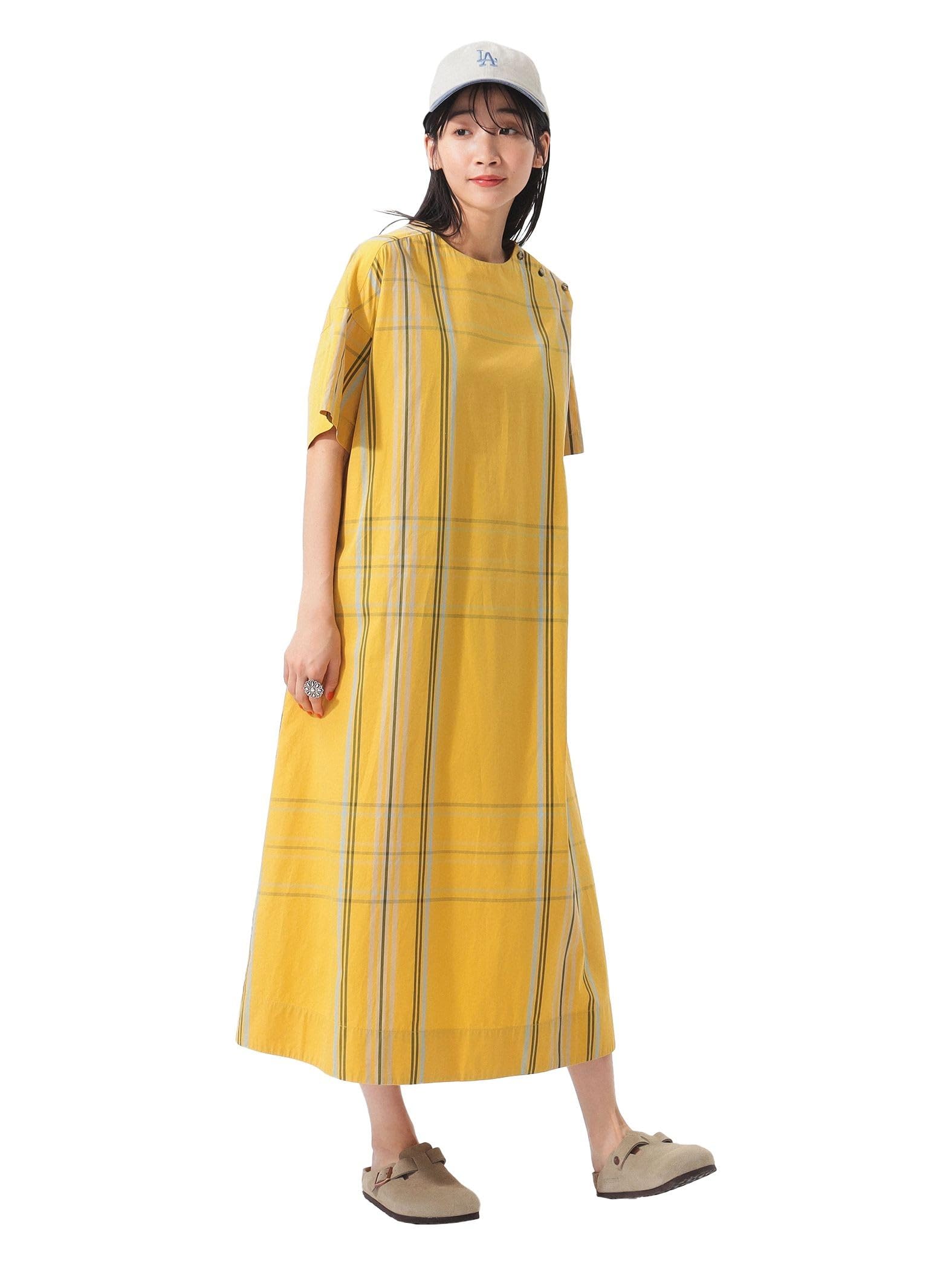 

Beams Boy Big Tartan Free 13260192803 Dress, Women s, Yellow, Size,