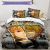 3pcs Agatsuma Zenitsu Cover Set - Personalized Name, HD Printed Bedding with 1 Cover and 2 Pillowcases - Perfect for Home Decor, Easy Care