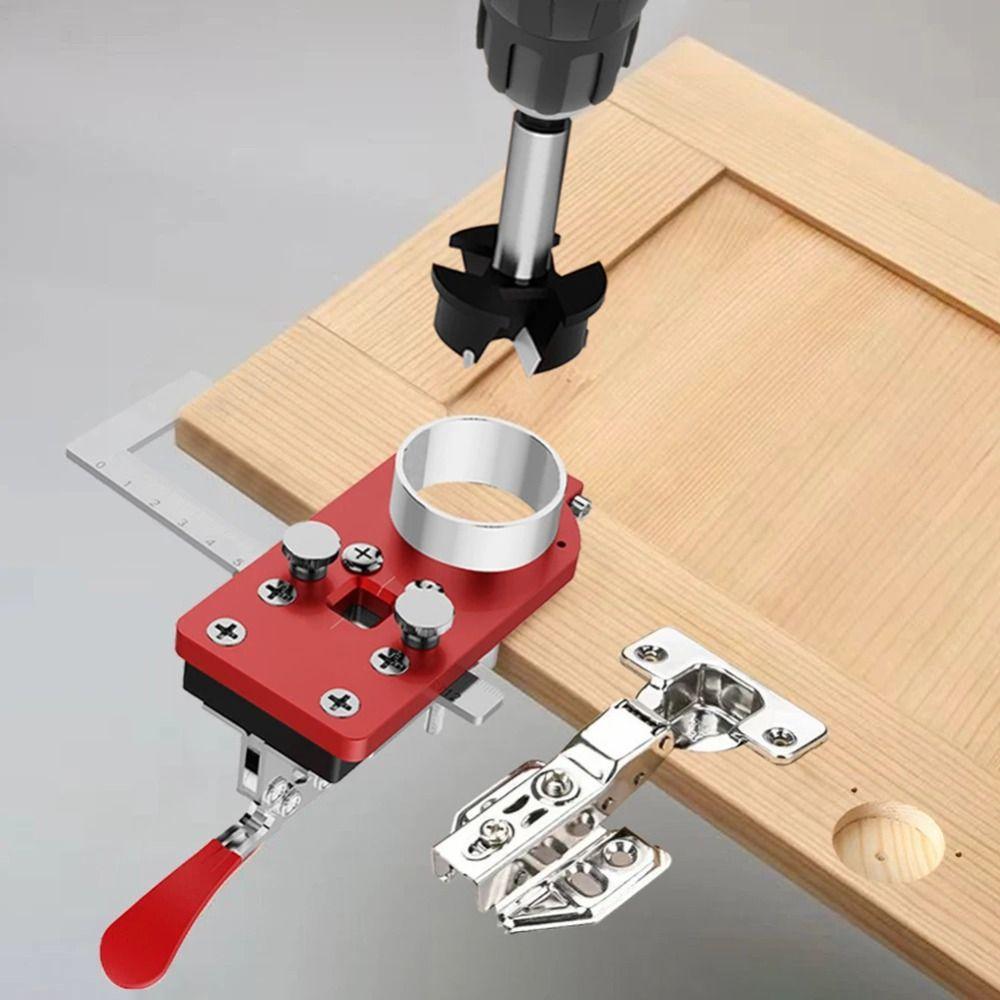 Accurate Positioning Tool Hinge Hole Opener Concealed Hinge Drilling Locator  Woodworking Projects