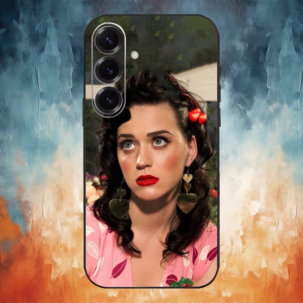 

Singer K-Katy Perry Phone Case For Samsung Galaxy A91,80,73,72 ,71,53,52,32 ,31,22,21s,20,Soft Black Case Samsung a41