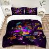 Minecraft End Dimension Adventure Printed 3pcs Bedding Set Soft Microfiber 1 Duvet Cover And 2 Pillowcases Home Bedroom Decor Xmas Gift Ek114