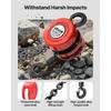 VEVOR Hand Chain Hoist, 1 Ton Capacity, Manual Chain Block with Upgrade G70 Galvanized Chain, 6 M Lifting Height