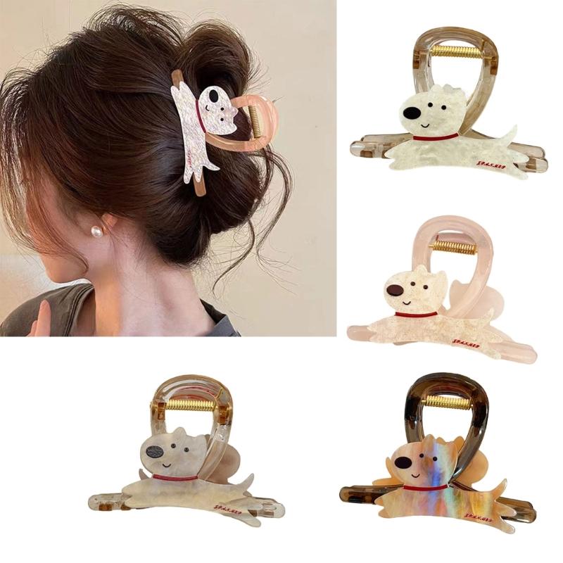 Cute Cartoon Dog Hair Clip Claw For Girls And Women Hair Accesories For Sweet Style Outfits Adds Fun To Any Occasion
