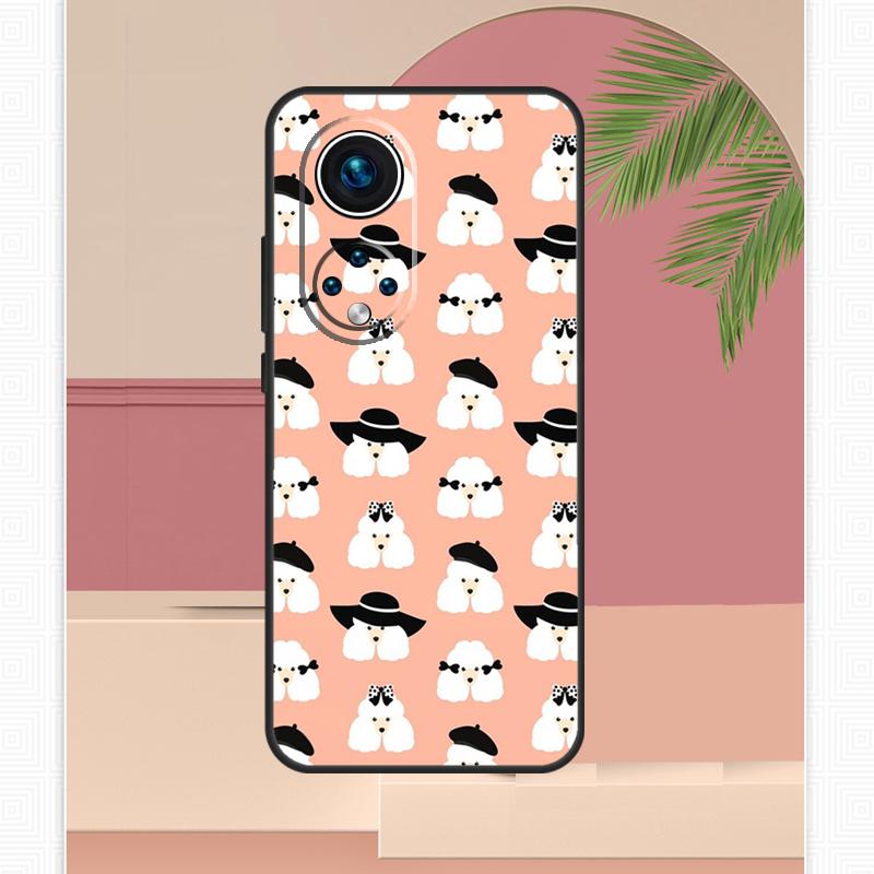 Cartoon Poodle Dog Case For Honor Magic 7 Lite 5 6 8 Pro Honor 400 200 X9c X9b X9a X8b X8a X8c 50 70 90 Cover