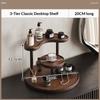 Multi Tier Countertop Organizer, Desktop Storage Rack for Cosmetics Skincare Perfume, 3 Tier Display Shelf for Bathroom Vanity
