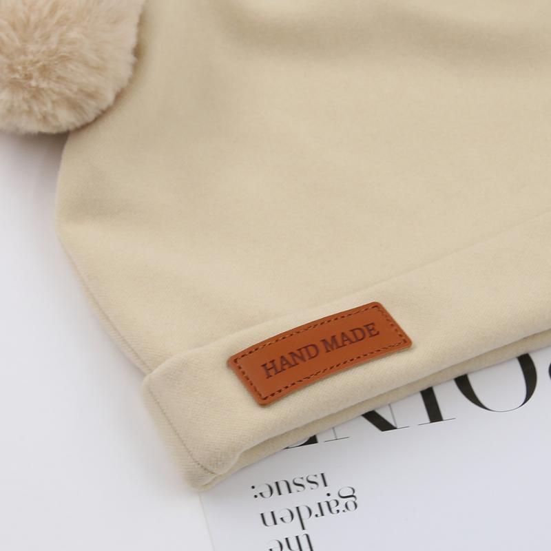 Wolle Baby Mütze Hut Herbst Winter Baby Mütze für Mädchen Jungen Bommel Kinder Hut Säugling Motorhaube Kleinkind Zubehör 1-3y