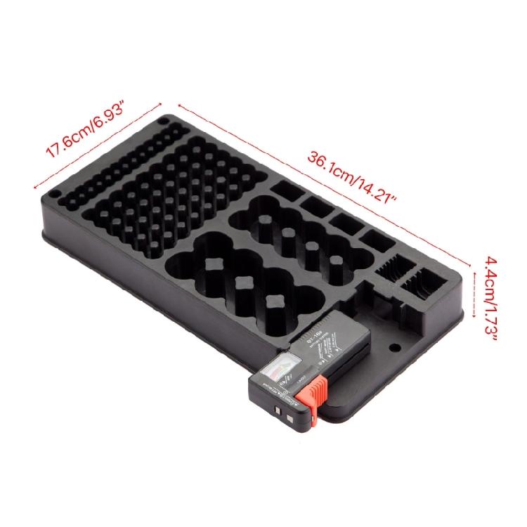 Leichter Batteriehalter-Koffer Batterie-Aufbewahrungsbox für Reisen