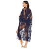 Women's Cardigan Explosion Beach Coverup Mesh Bikini Outer Cardigan Lace Embroidery Sunbrella