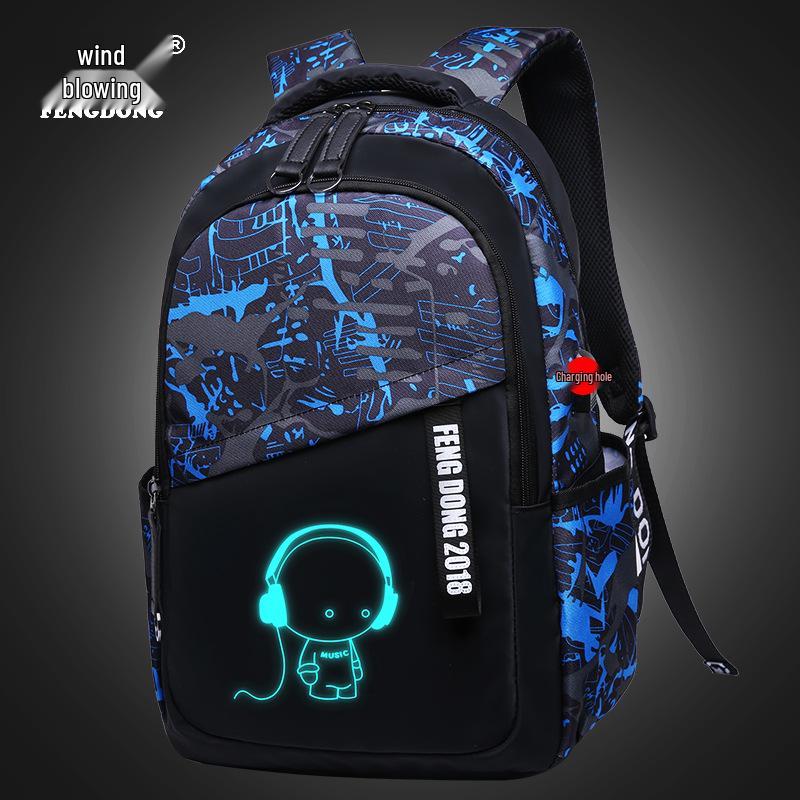 Universal Lightweight Large Capacity Backpack: Wear-resistant, Multifunctional, Load-reducing Travel & Student Schoolbag.