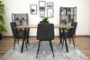 KARA Chair - Black Velvet X 4