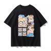 Potdemiel Summer New Arrival Children's 100% Cotton T-Shirt, Doraemon Style, Comfortable and Breathable Children's Clothing