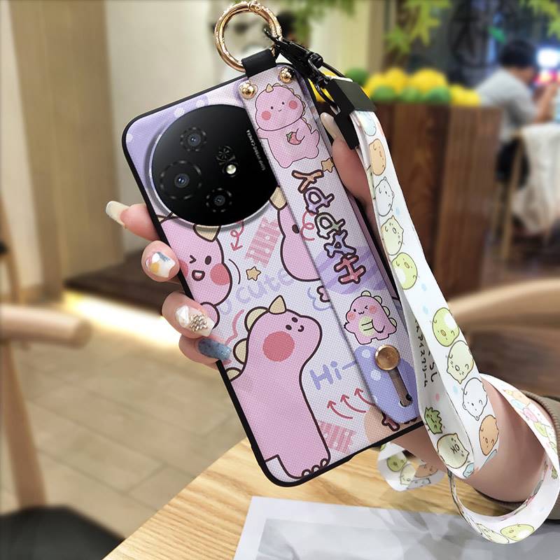 Dirt-resistant Cute Phone Case For TCL 50 Nxtpaper 5G/50Pro Nxtpaper 5G Protective Lanyard Anti-dust Wristband Silicone