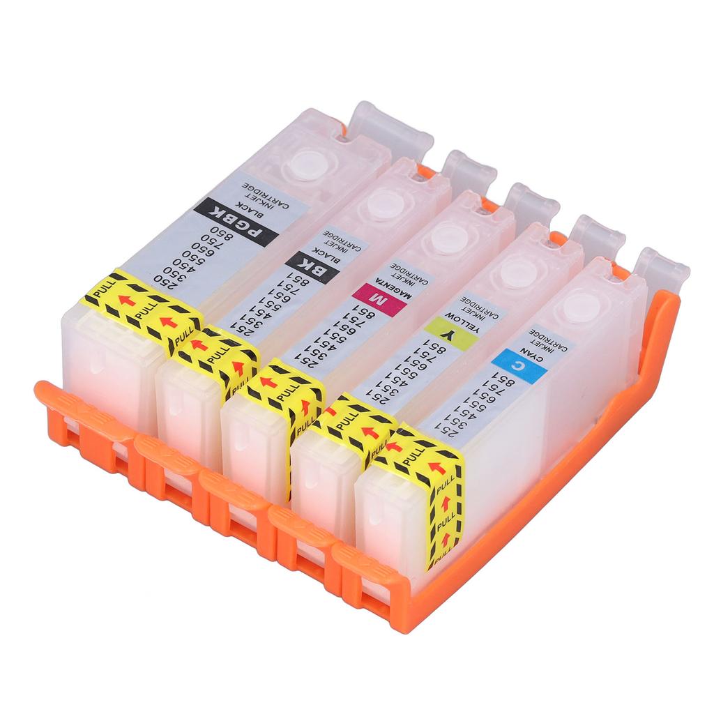 5Pcs Ink Cartridge for PIXMA IP7250 MG6350 MG5450 MX925 MX725 MG6450 MG5550 IX6850 Printers