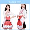 Unique Christmas Apron For Kitchen Home Cooking Creative Gift With Fun Cartoon Style