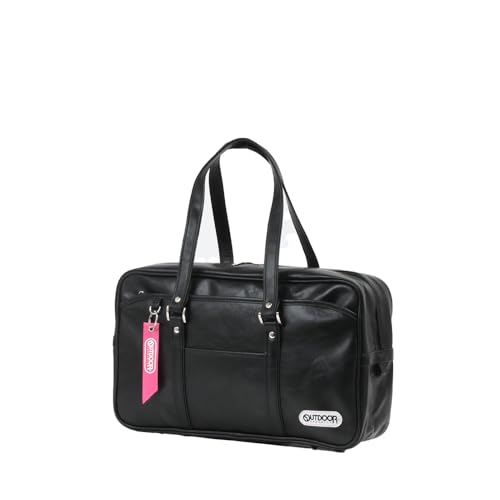 Outdoor Products Leather-Look School Bag with Charm ODA050