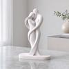 Abstract Human Body Statue Female Figurine Embracing Love Sculpture 3D One-Piece Molding Shape