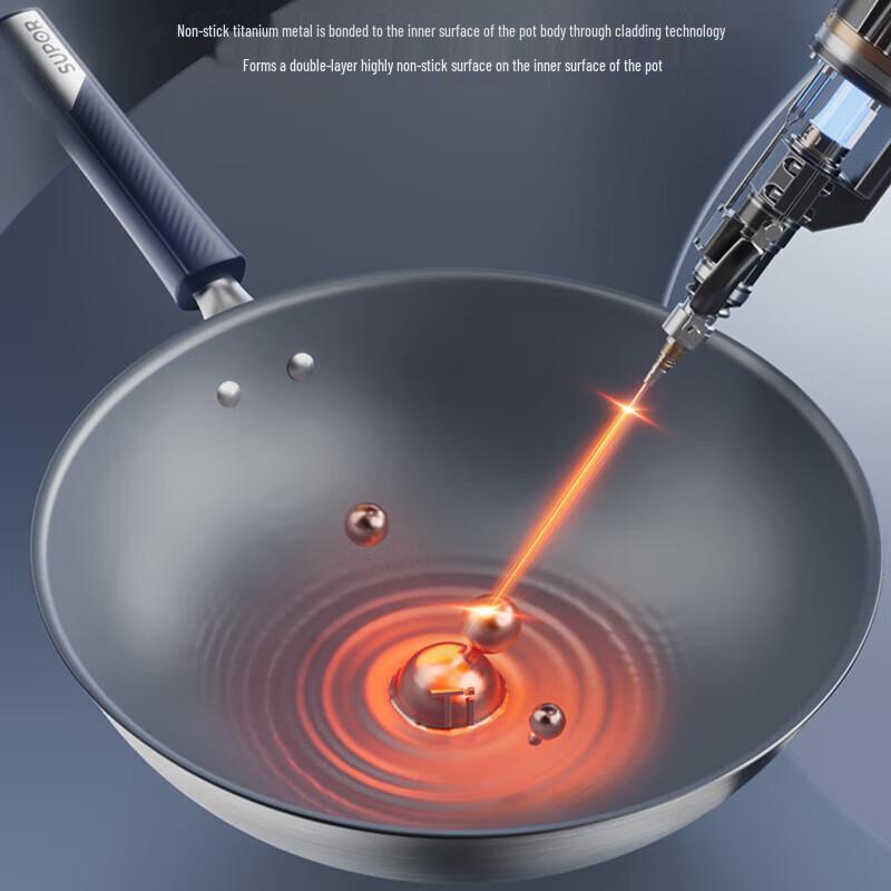SUPOR 32cm Titanlegierung Wok