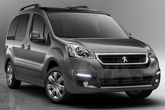 PEUGEOT Partner Tepee - CHROME GRILL Grille Strips