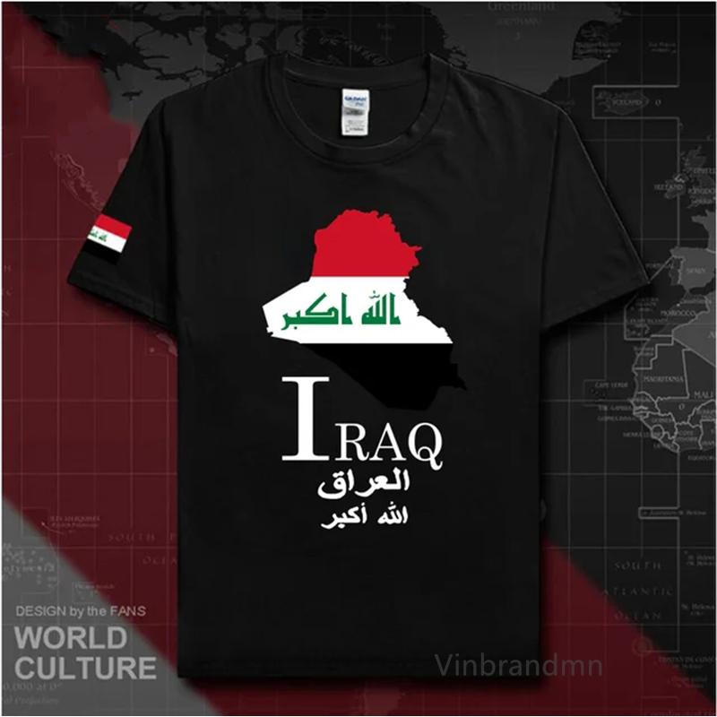 Republic Of Iraq Iraqi Irq Baghdad Unisexs T Shirt New Top Tshirt Short Sleeve Clothes Sweatshirt National Team Summer Fashion Tee