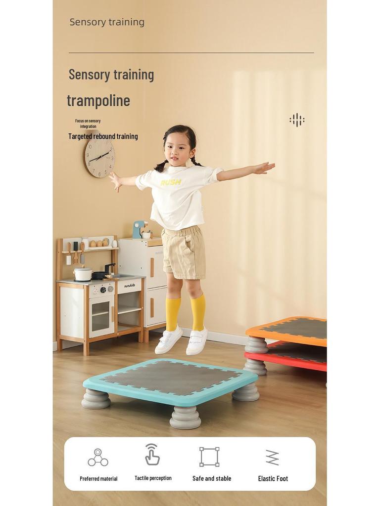 Sensorisches Indoor-Trampolin für Kinder für Fitness und Sporttraining
