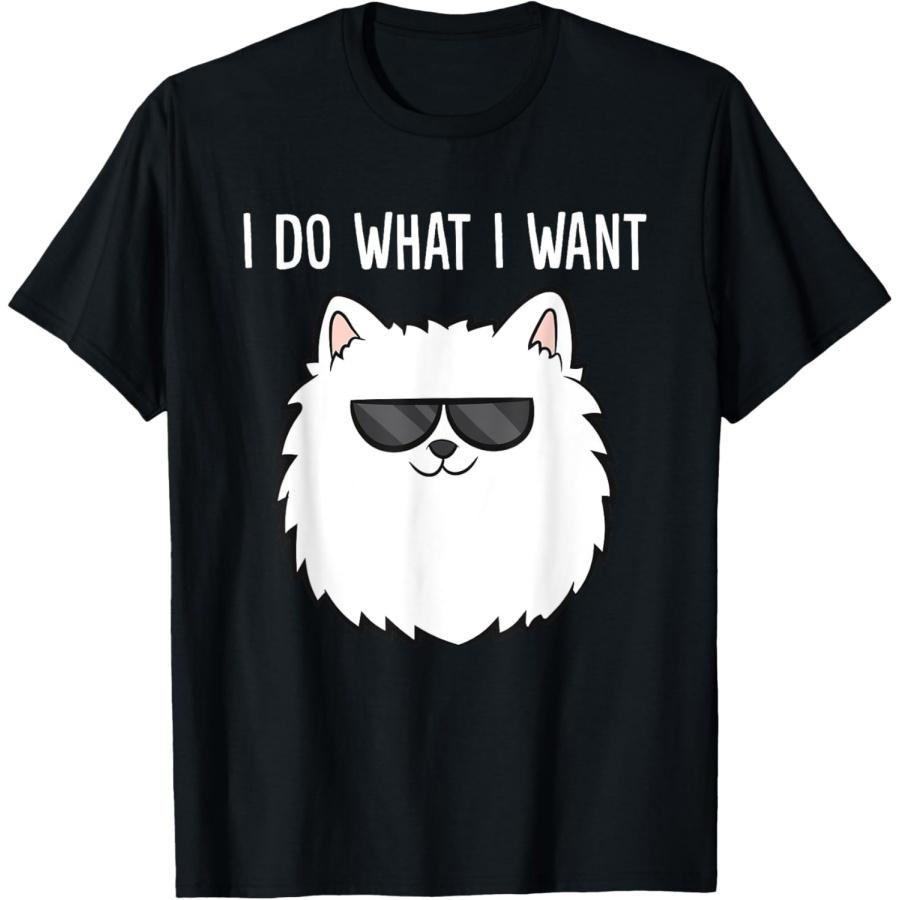 Владелец померанского шпица Я делаю что хочу Люблю померанских шпицев Футболка S