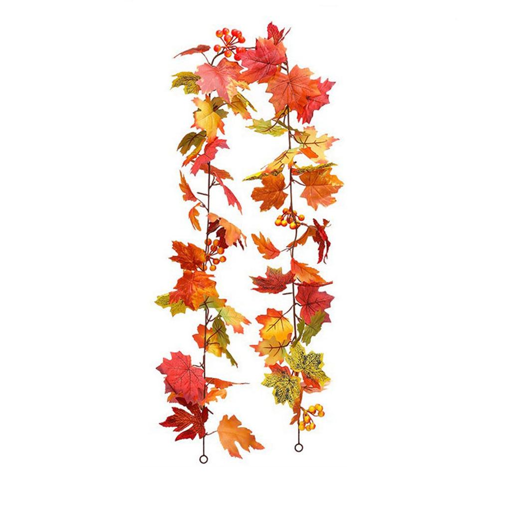 Hanging Decorations, Artificial Maple Leaves And Vines, Halloween Artificial Green Plants, Festival Decorations, Artificial Maple Leaves.