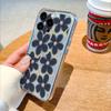 Dark Floral Pattern with Beige Centers Lucency Phone Case for IPhone 14 15 16 13 12 11 17 Pro Max 12 13 Mini Soft Cover