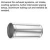 ACROPIX 70mm 2.75" OD 6" 152mm Length Universal Car Aluminum Alloy Intercooler Pipe Straight Air Intake Tube - 2 Pieces