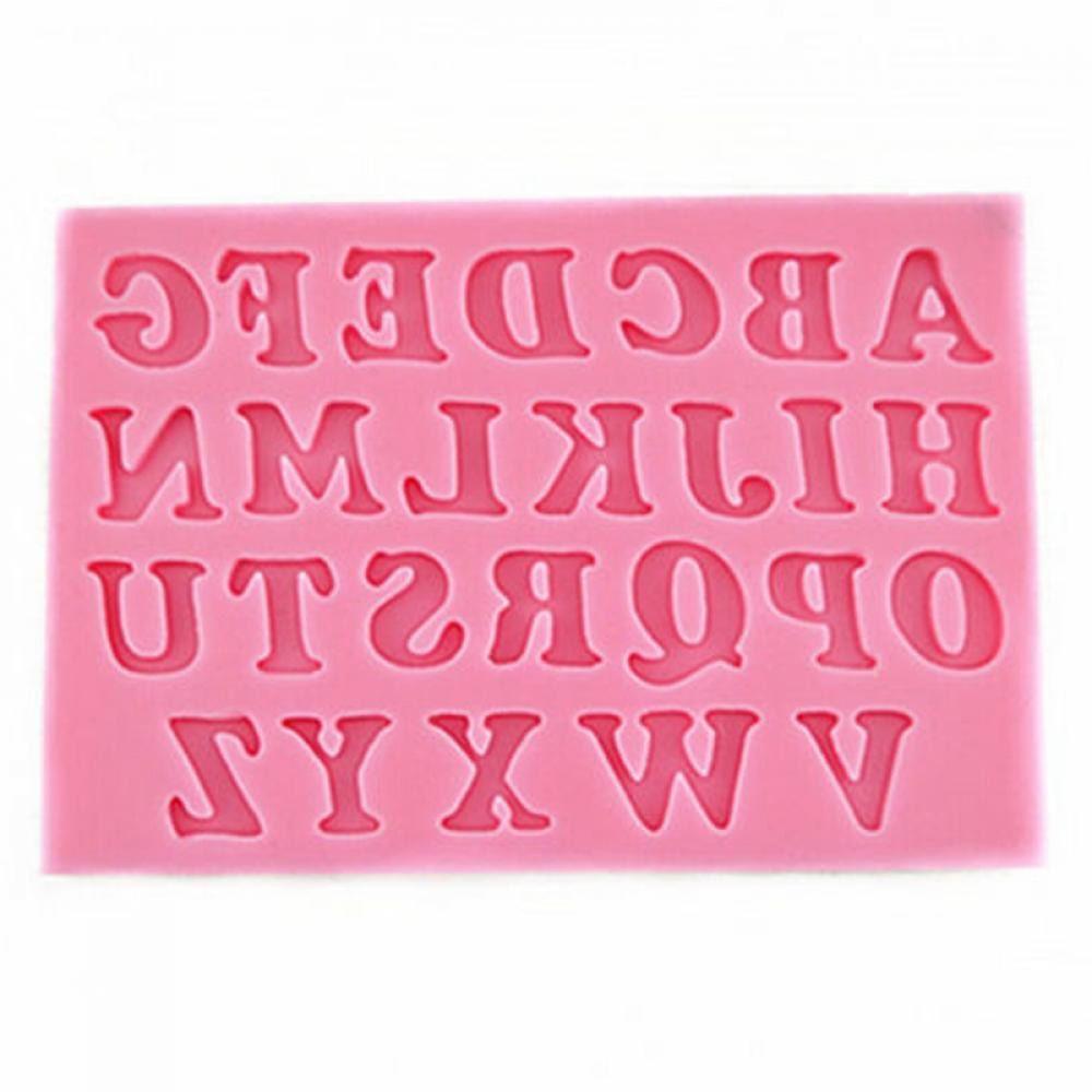 Kitchen Fondant Baking Silicone Chocolate Sugar Letters Numbers Mould Cake Decorating