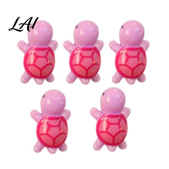 Kitchen Fridge Magnet 5Pcs Mini Resin Turtle Refrigerator Magnet Colorful Tortoise 3D Home Office Locker Decorative Accessories Animal Magnets