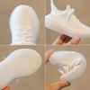 Children's Sports Shoes - Spring/Autumn Collection, New Arrival Casual Mesh Shoes for Boys and Girls, Breathable White Sneakers for Toddlers