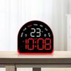 Digital Alarm Clock for Bedroom Desk Clock for Living Room Bedroom with Large Number,Dimmer,Loud Alarm Temperature