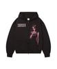 Amou Call Back Hoodie Zip-Up Black