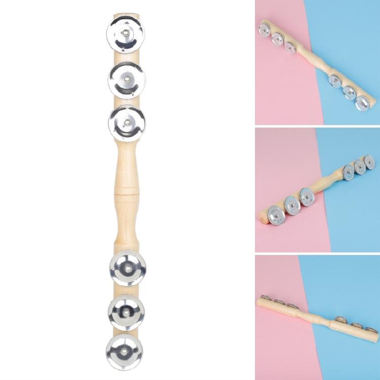 Hand Bells Rattle Shaker Tambourine Orff Percussion Children Musical Instruments