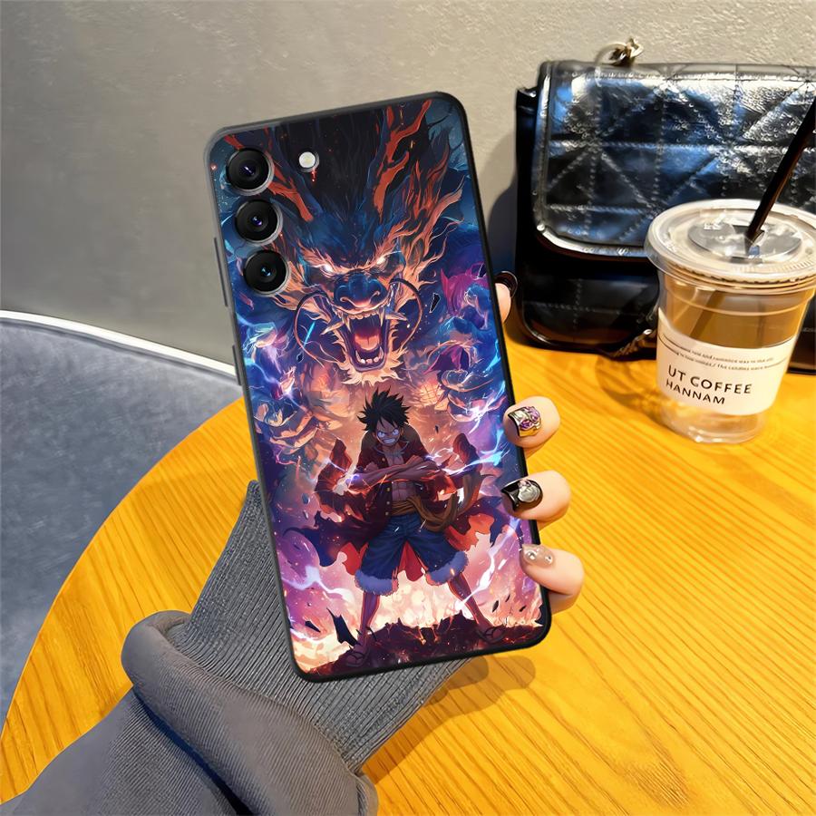Cool Luffy Anime Case for Samsung Galaxy A05 A01 A02 A50 A70 A03 Note 20 Ultra 9 10 A04 A07 A06 A30 A40 A10 A20 Phone Cover